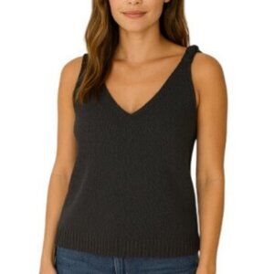 DYI Women's Sweater Tank Top Black Size Large